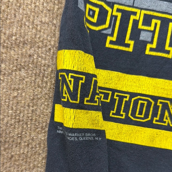 Vintage Mens Looney Tunes Taz Pittsburgh Pirates T Shirt Size XL MLB 1993 - Picture 6 of 10